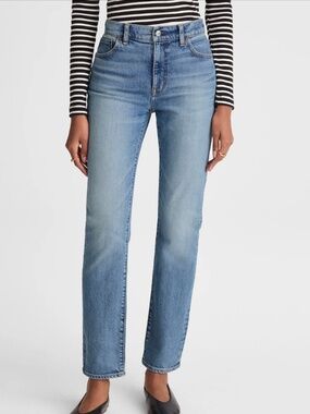 Madewell The Petite Jules Slim-Straight Jean - 27 Petite (27P) Atlin Wash